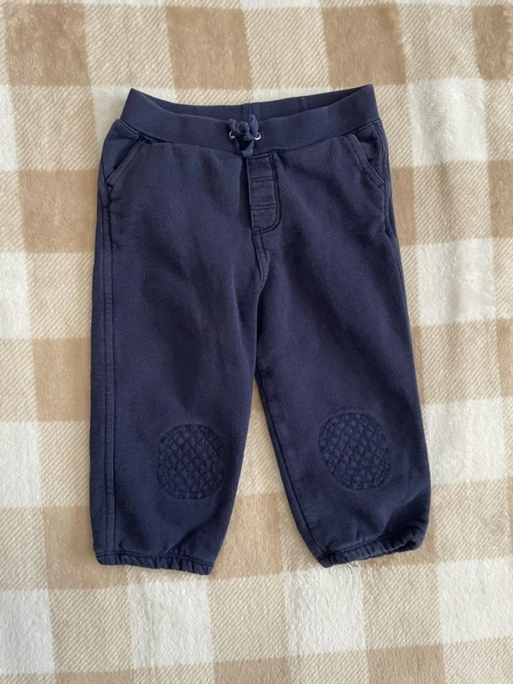 Polo by Ralph Lauren 18-24 months Navy Kids Jogger Sweatpants with Knee Patches